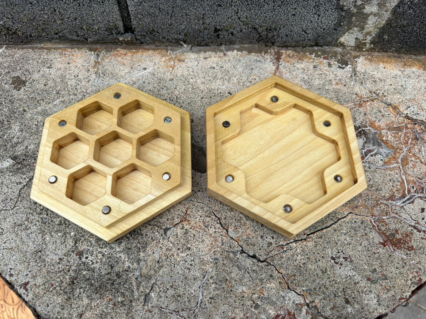 Wooden Dice Vault