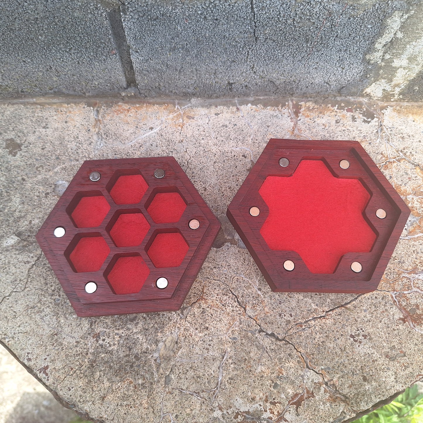 Wooden Dice Vault