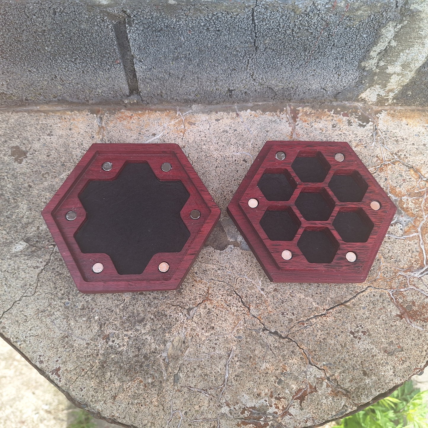 Wooden Dice Vault